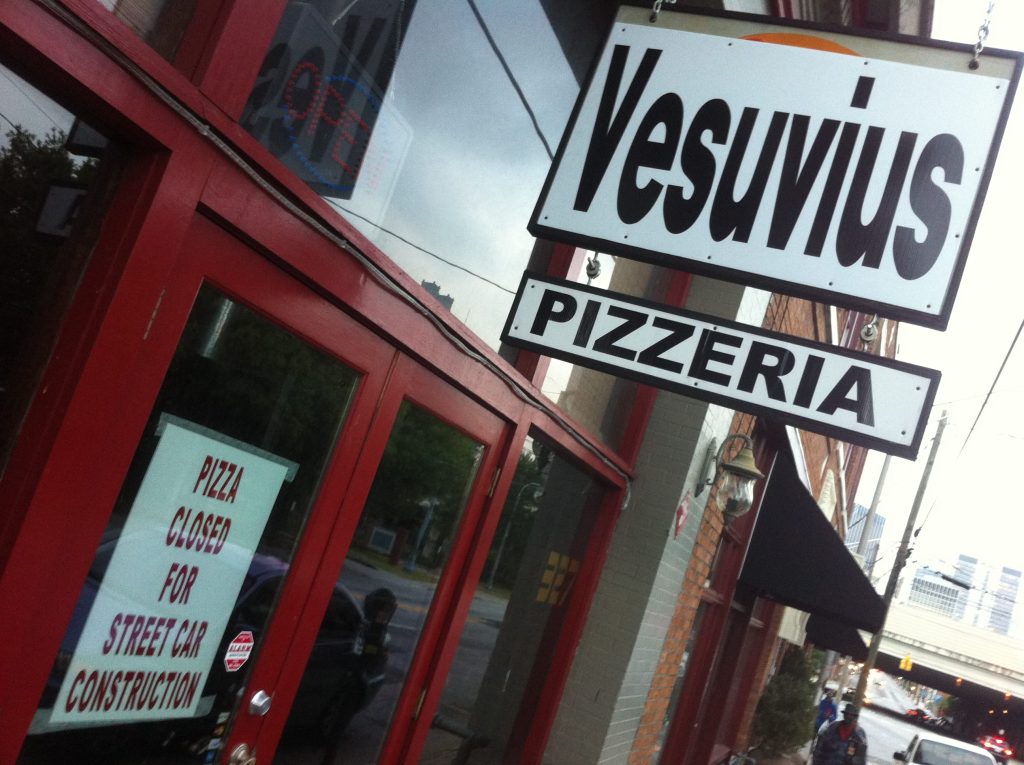 Streetcar construction forces Pizzeria Vesuvius to shutter