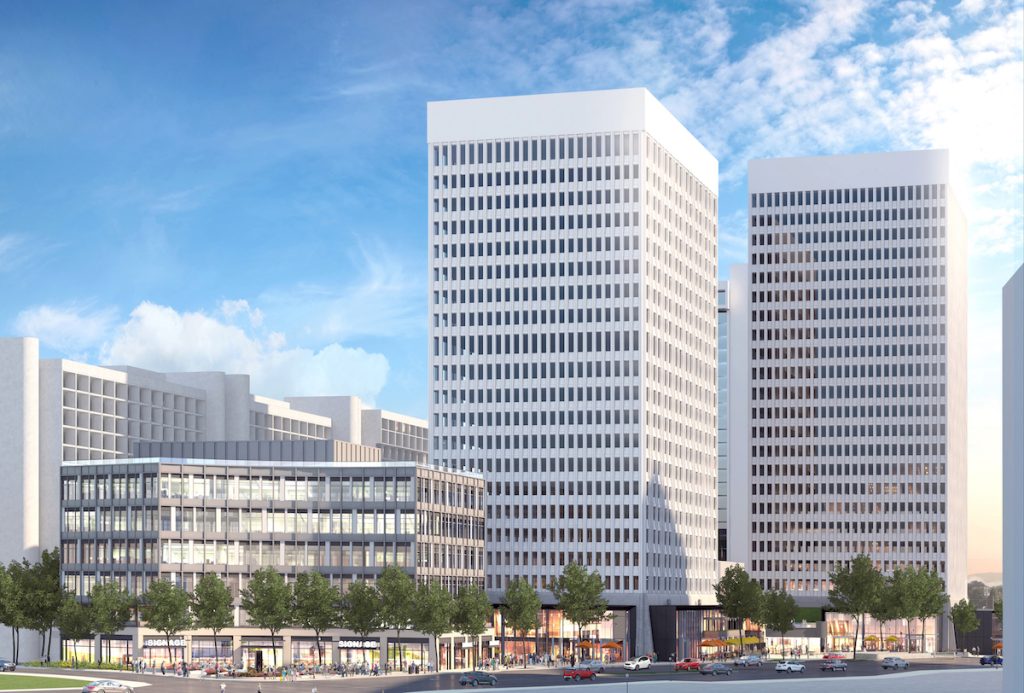 Colony Square Groundbreaking View1_15th and Peachtree st Perspective