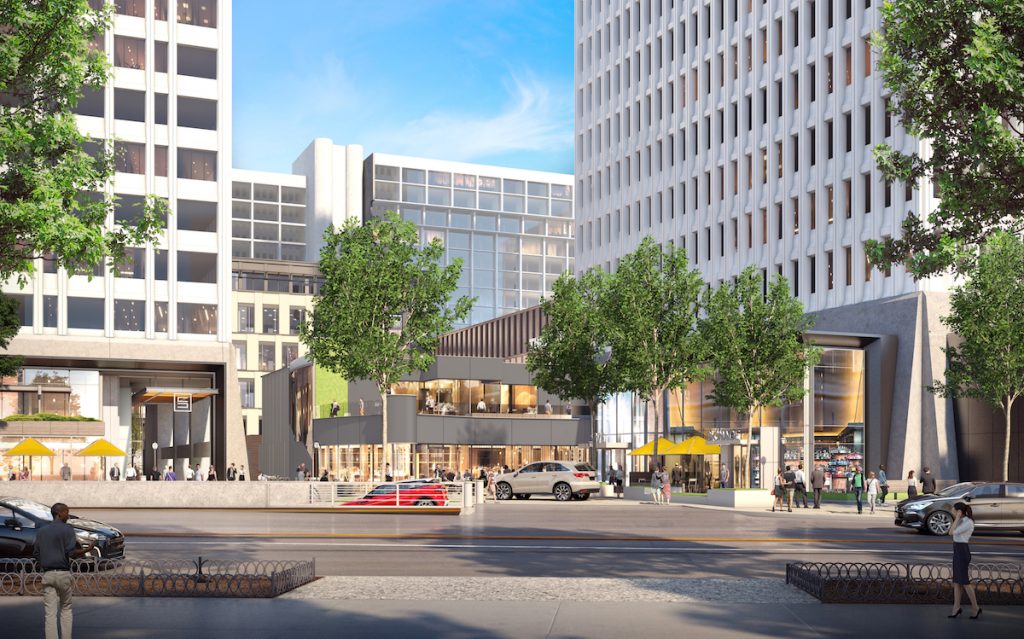 Colony Square Groundbreaking View2_100 & 400 Bldg on Peachtree st