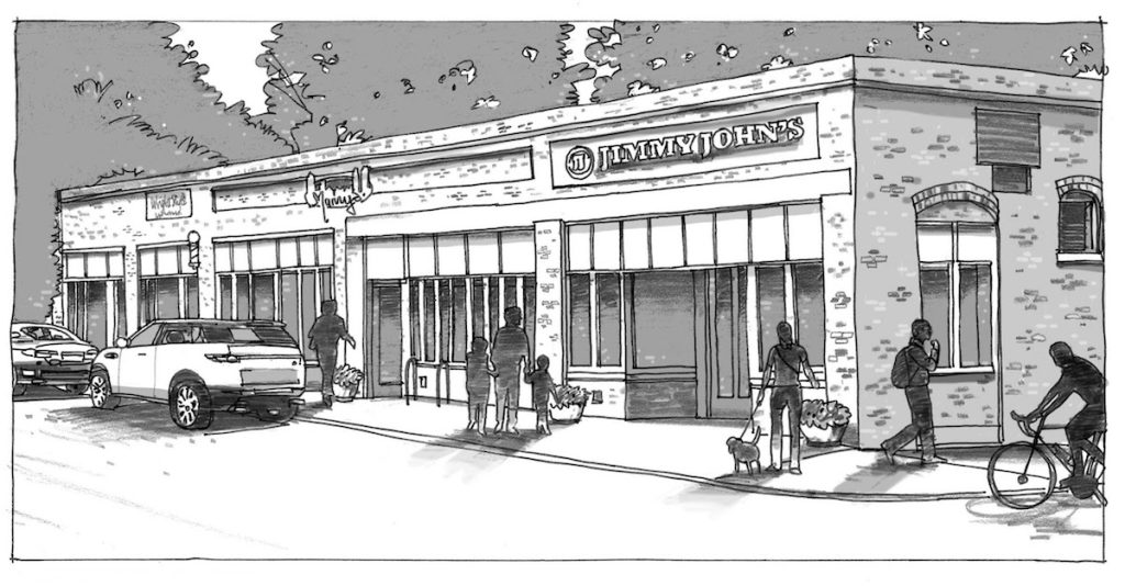 [Rendering] Manny’s Grant Park Pub Planned For Paces Properties Project