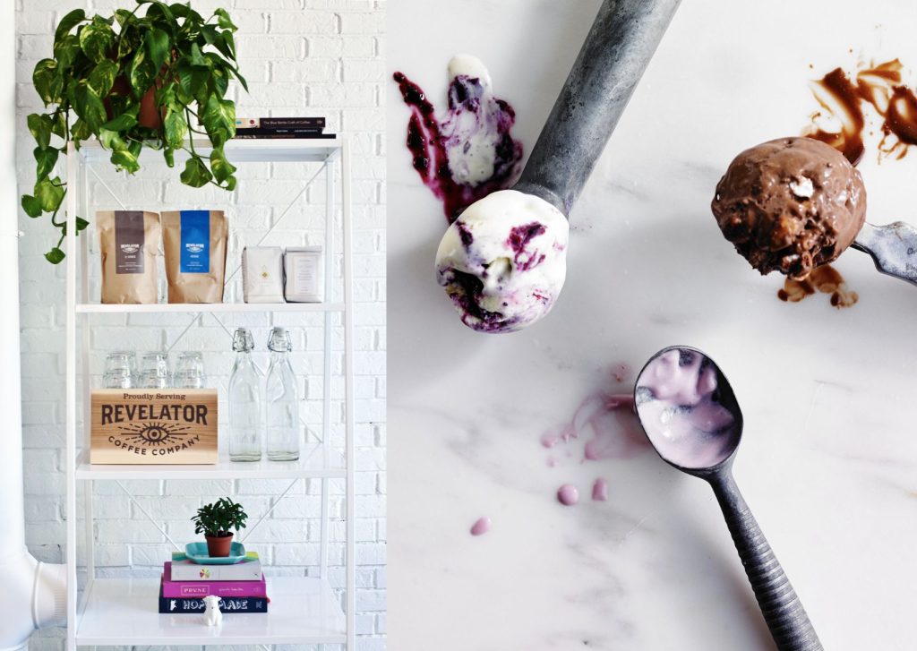 Queen of Cream and Revelator Coffee - Phipps and Lenox Square Malls