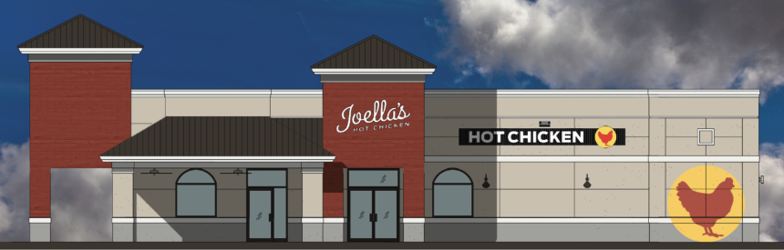 Joella's Hot Chicken Rendering