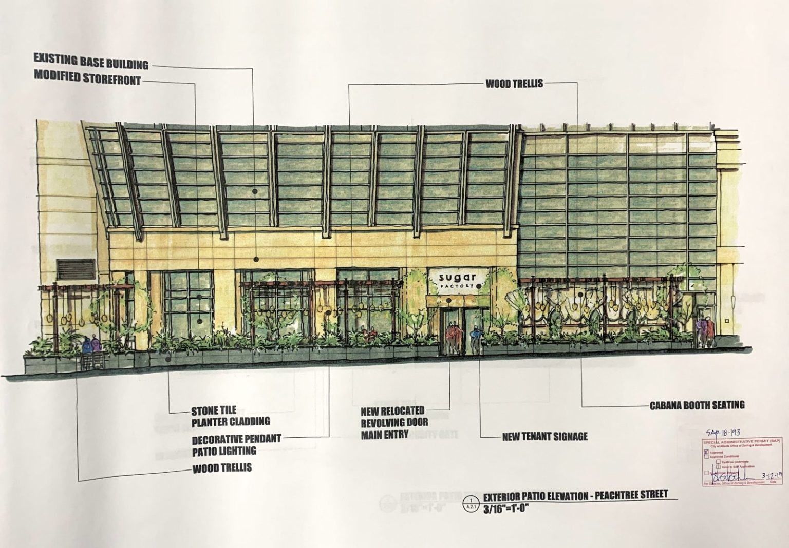 Sugar Factory Atlanta - Rendering 1