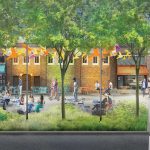 Commercial Row Commons Rendering