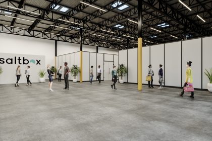 Saltbox Warehouse Unit Rendering