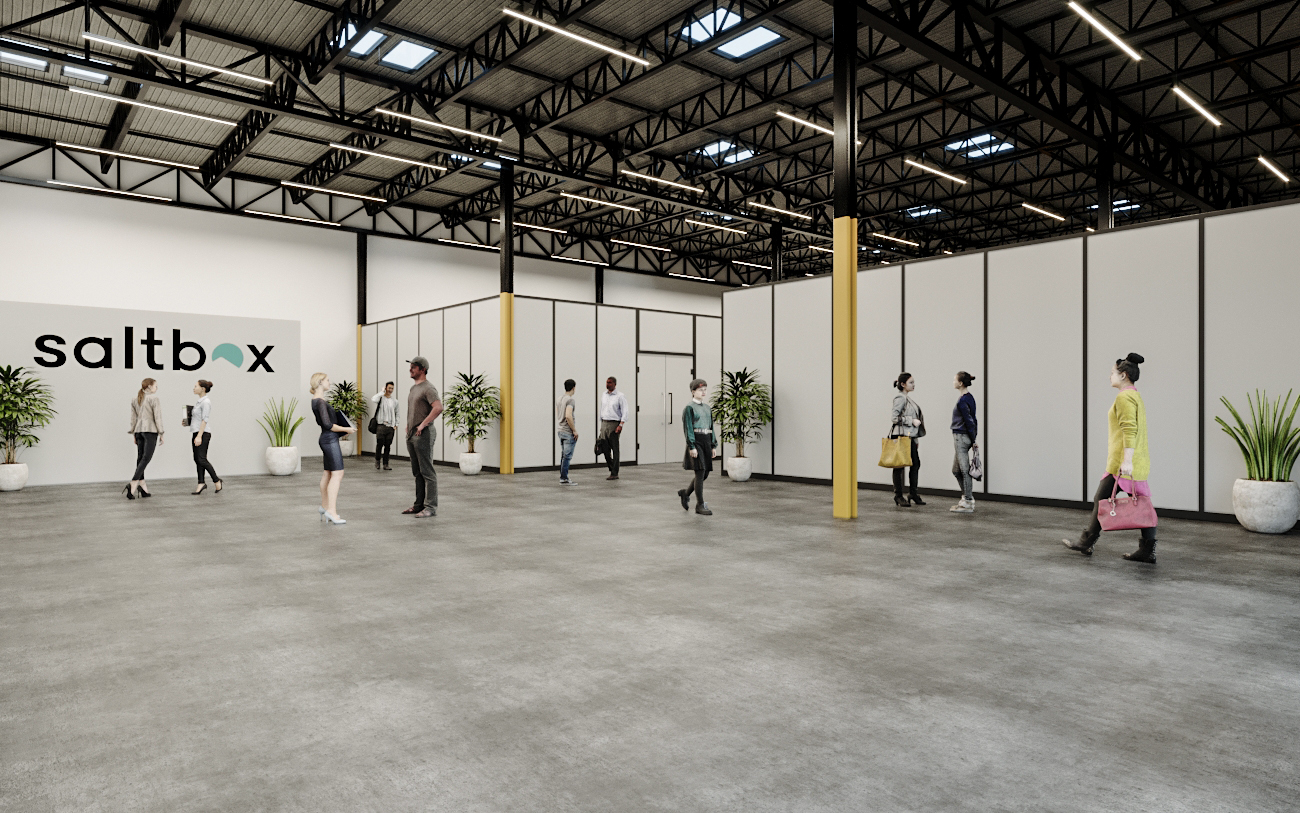 Saltbox Warehouse Unit Rendering