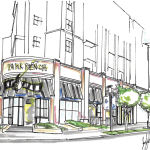 Park Bench - The Battery Atlanta - Drawing 1