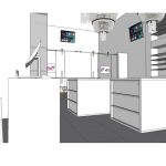 Club Candy Atlanta Downtown Atlanta Candy Shop 3D Rendering