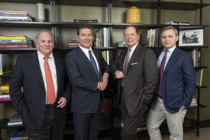 John Cooper, Jim Stormont, W. Allen Morris and Spencer Morris