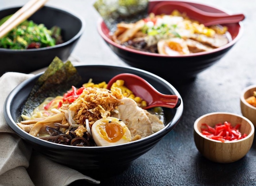 Lifting Noodles Ramen