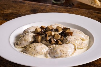 Paolino mushroom ravioli Decatur