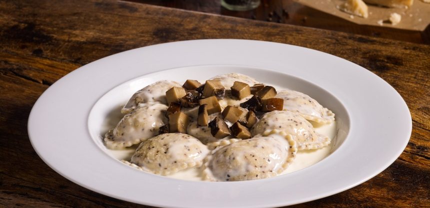 Paolino mushroom ravioli Decatur