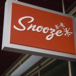 Snooze AM Eatery Osprey Building.