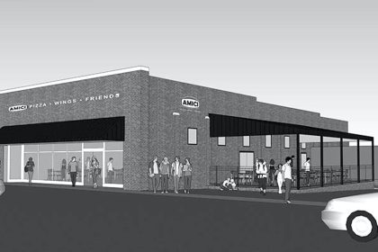 Amici Italian Café - Rendering