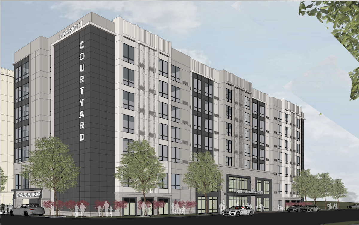 Marriott Courtyard Hotel Gainsville - The National - Rendering