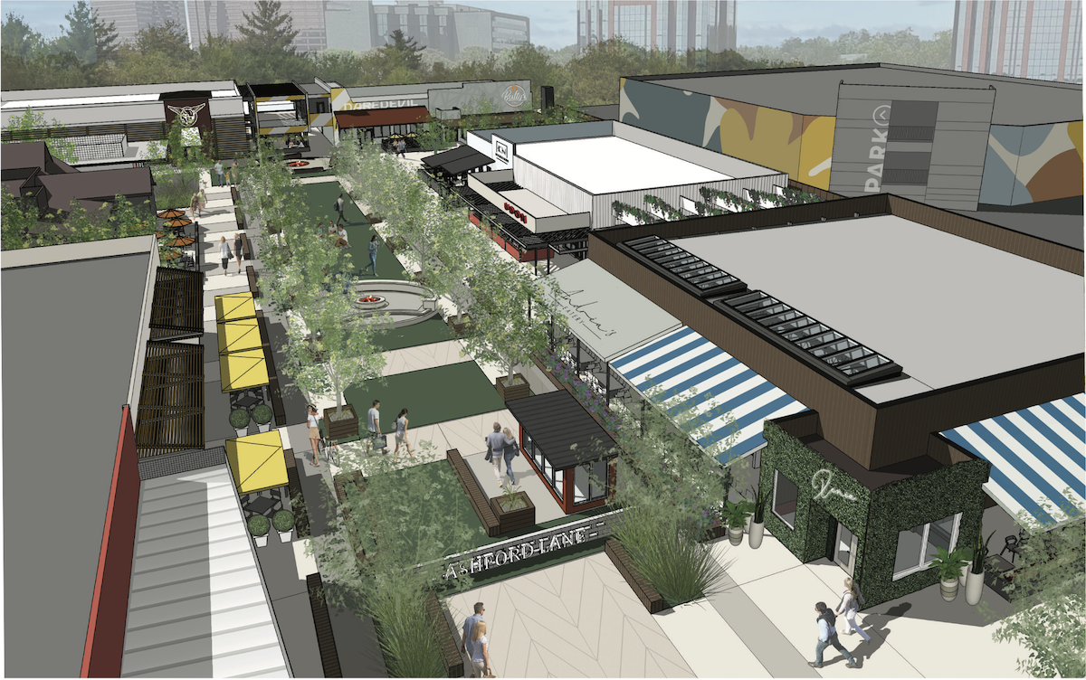 JLL Retail Retained For Repositioning of Perimeter Place into Ashford Lane Rendering 1