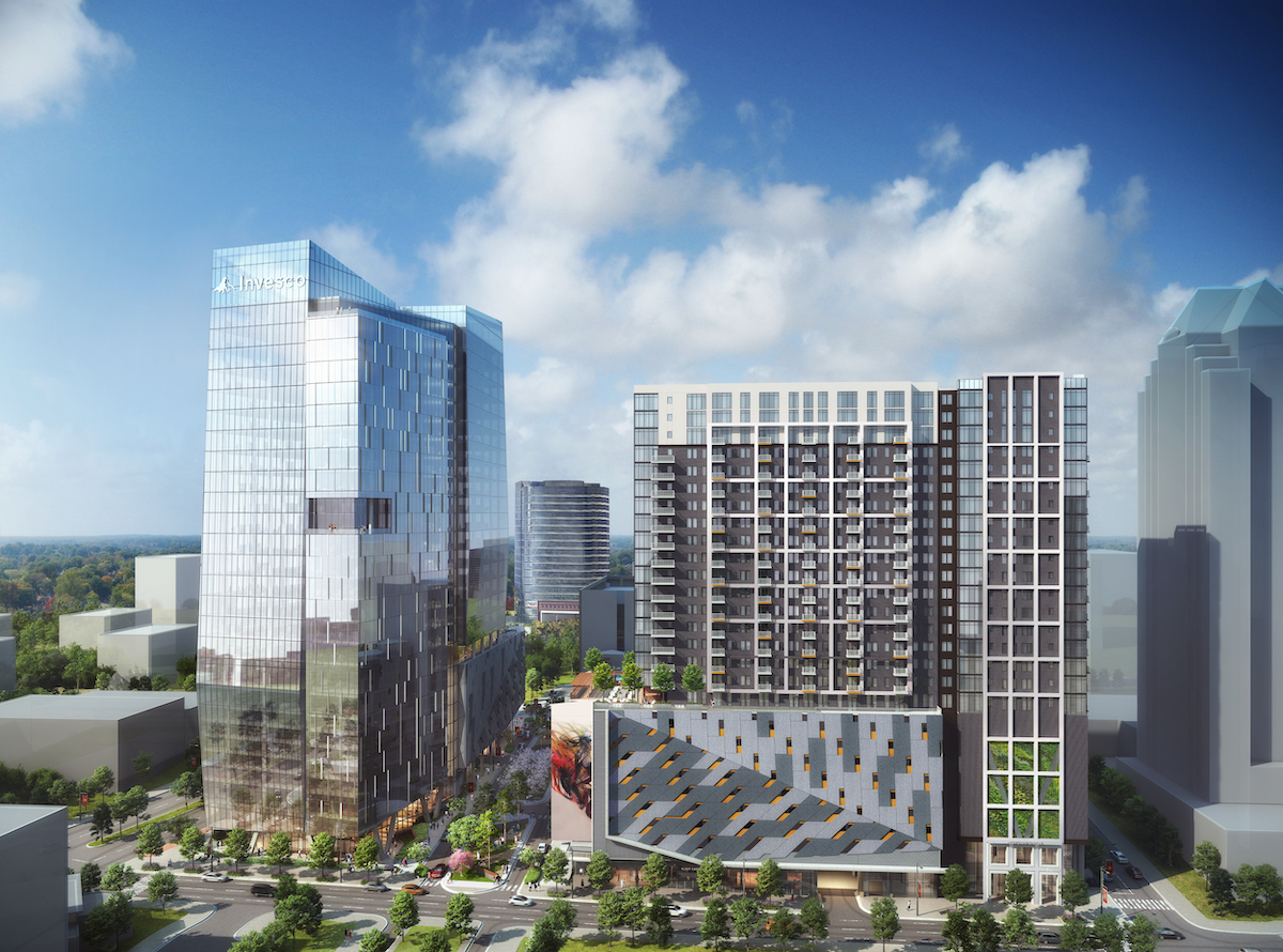 Midtown Union Secures Nearly $300 MM in Office, Residential Construction Financing - Rendering 1