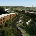 Proposed Residential Mixed-Use Adjacent CSX Rail Line Would Bring 108 Units To North Athens - Rendering 1