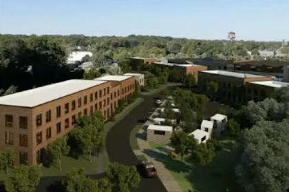 Proposed Residential Mixed-Use Adjacent CSX Rail Line Would Bring 108 Units To North Athens - Rendering 1