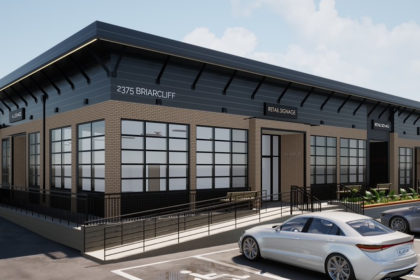 10-Unit Commercial Strip Planned Adjacent New Classic City Bank Headquarters, Banking Facility - Rendering