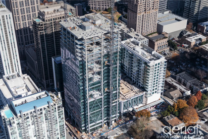 1105 West Peachtree Tops Out in Midtown, Atlanta
