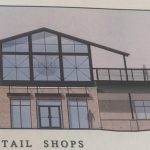 An artist's rendition of Riverstone Corner Bistro's new rooftop