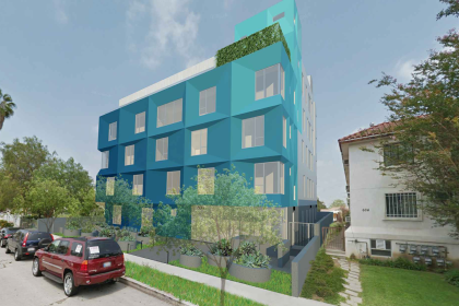 608 N. Serrano Ave. Rendering