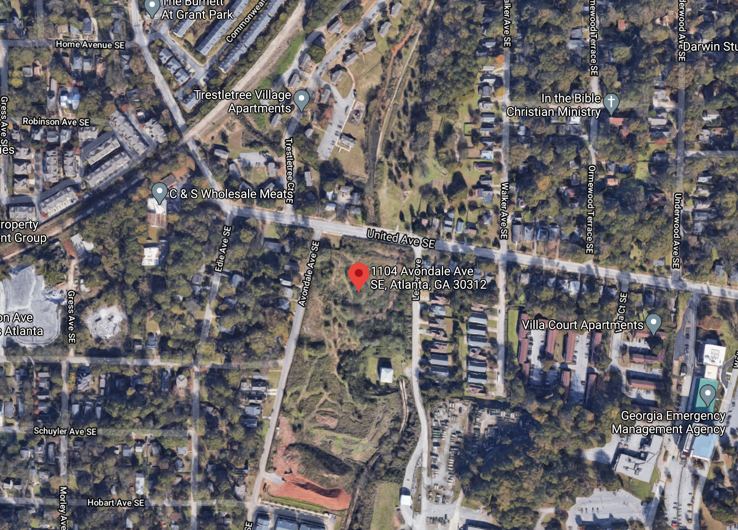 1104 Avondale Ave. SE Overhead Shot