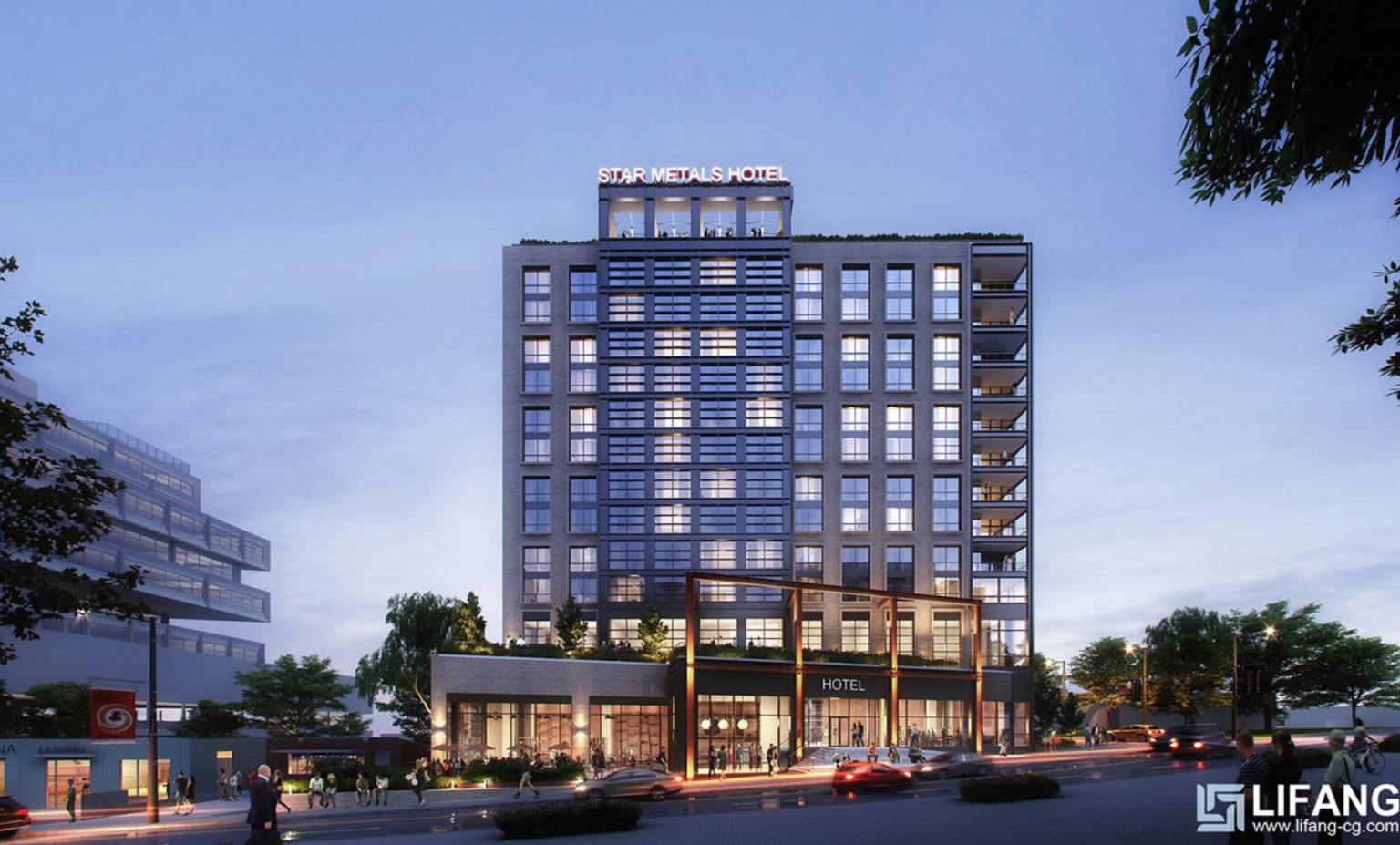 Star Metals Hotel Rendering