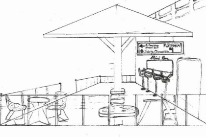 Train Car Proposed as Location for Bar in Downtown Norcross