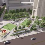 Bank of America Plaza Greenspace Rendering