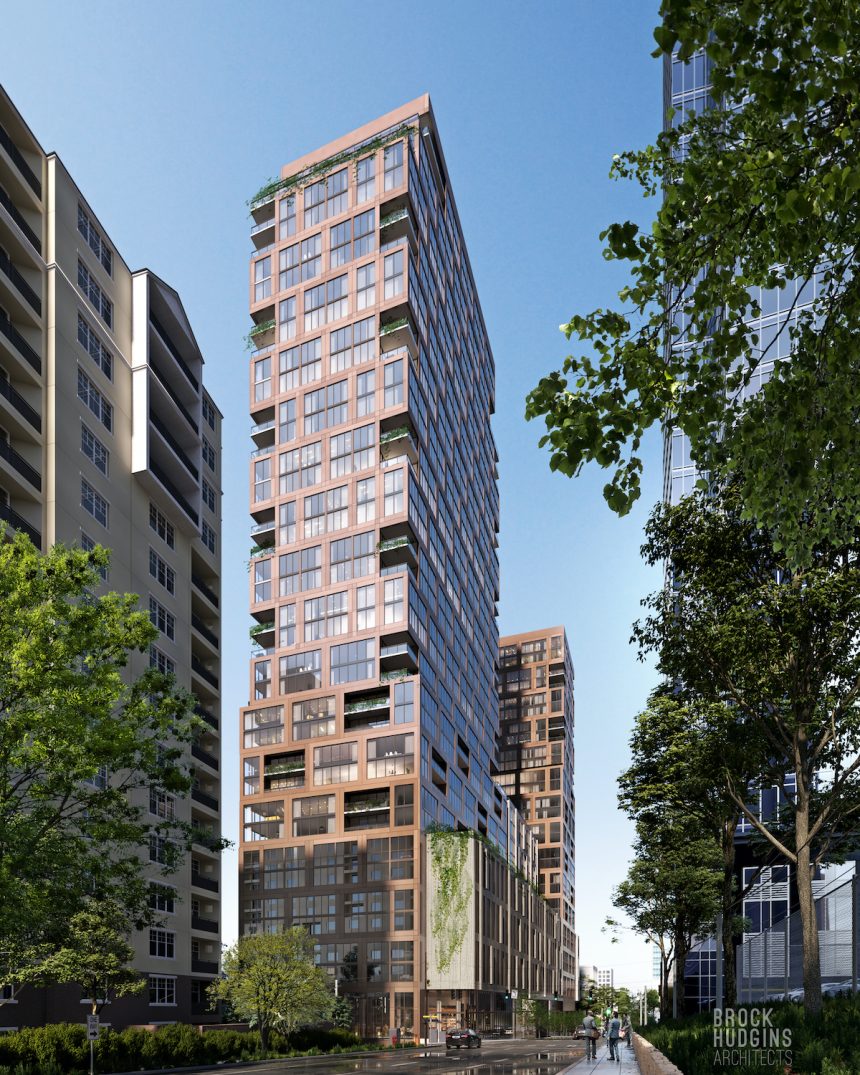 Middle Street Partners Releases Rendering For Towers Planned at Site of Einstein’s, Joe’s on Juniper