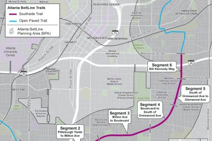 ABI Project Map Southside Trail Segments