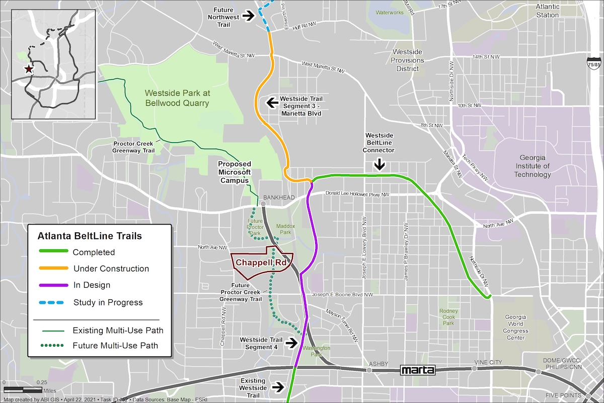 Atlanta BeltLine, Inc. Purchases 31 Acre Site in Bankhead:Historic Westin Heights Neighborhood