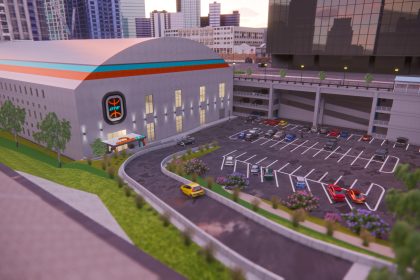 Rendering of OTE's new Atlantic Station facility