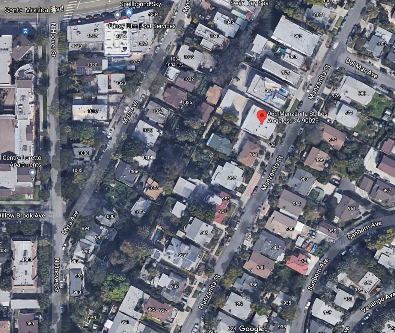 969 Manzanita Site