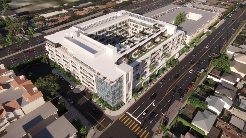 Burbank Boulevard Encino Eldercare Rendering 1