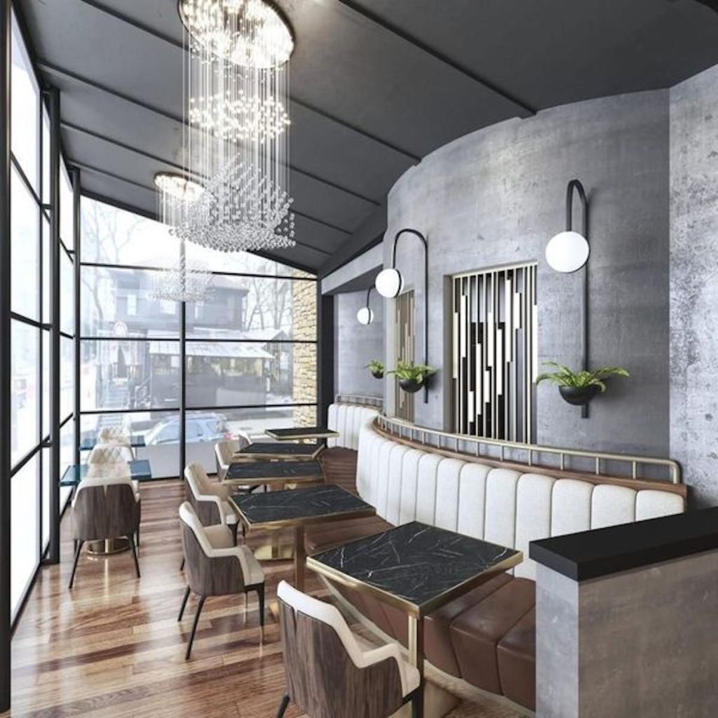 200 seat eatery replaces Simon's Restaurant, comes with a
