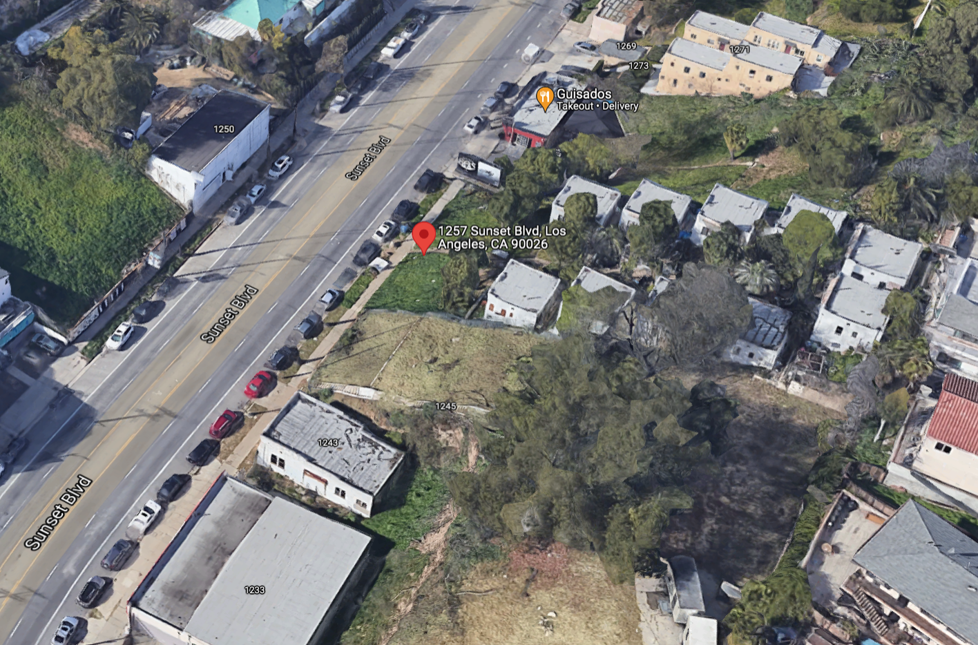 1257 Sunset Boulevard Site