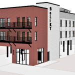 Developers Seek To Rezone Industrial Parcel To Build 22-Unit Apartment Building - Rendering
