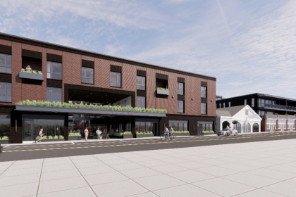 Front Porch on Auburn Rendering 1