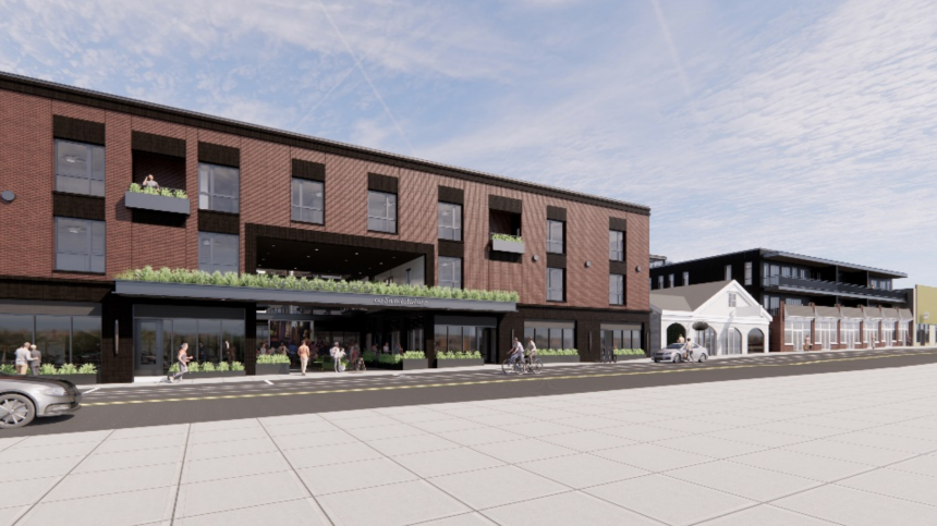 Front Porch on Auburn Rendering 1