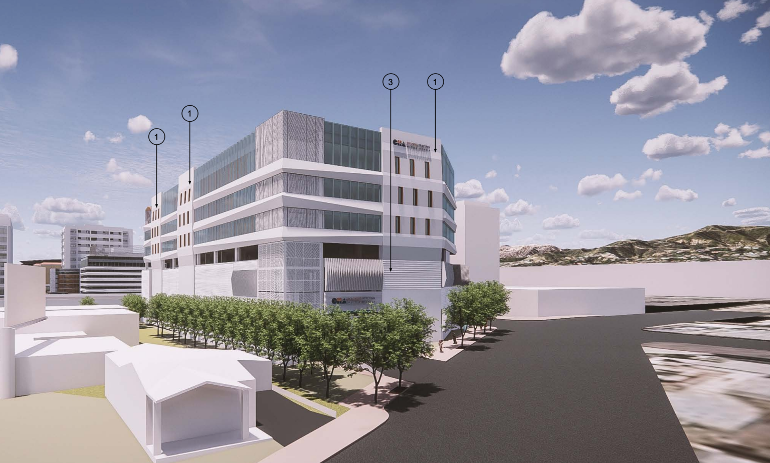 Hollywood Presbyterian Medical Center Project Rendering 1