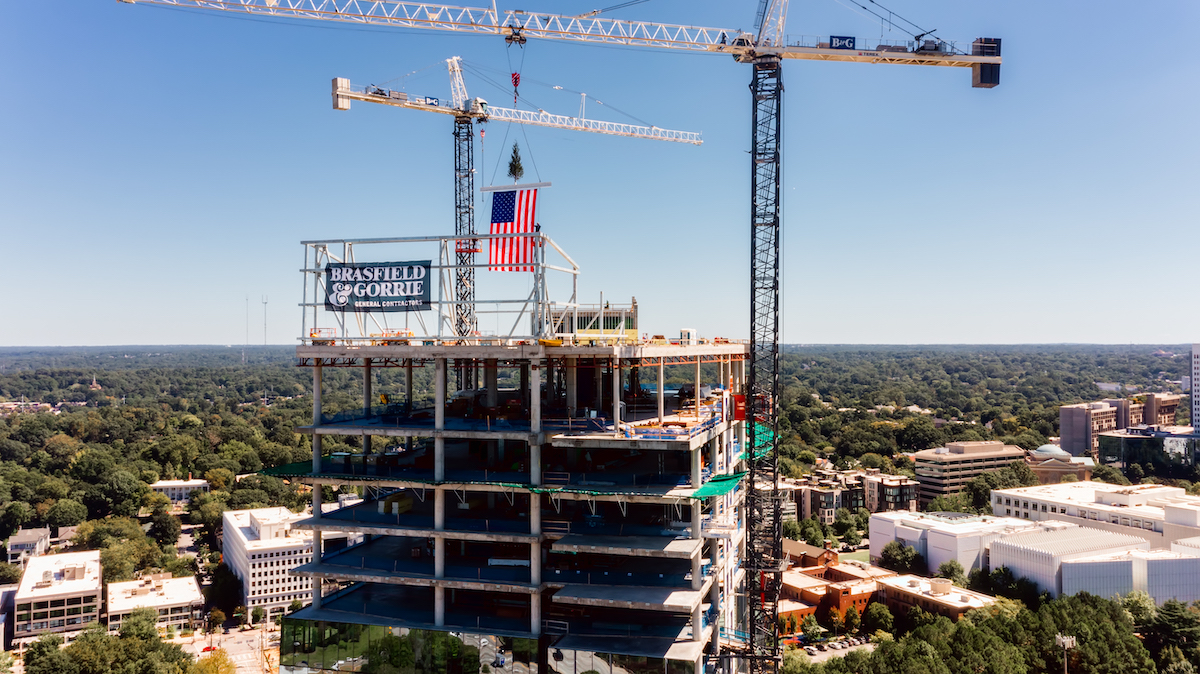 Midtown Union’s Office Tower Tops Out - Photo 1
