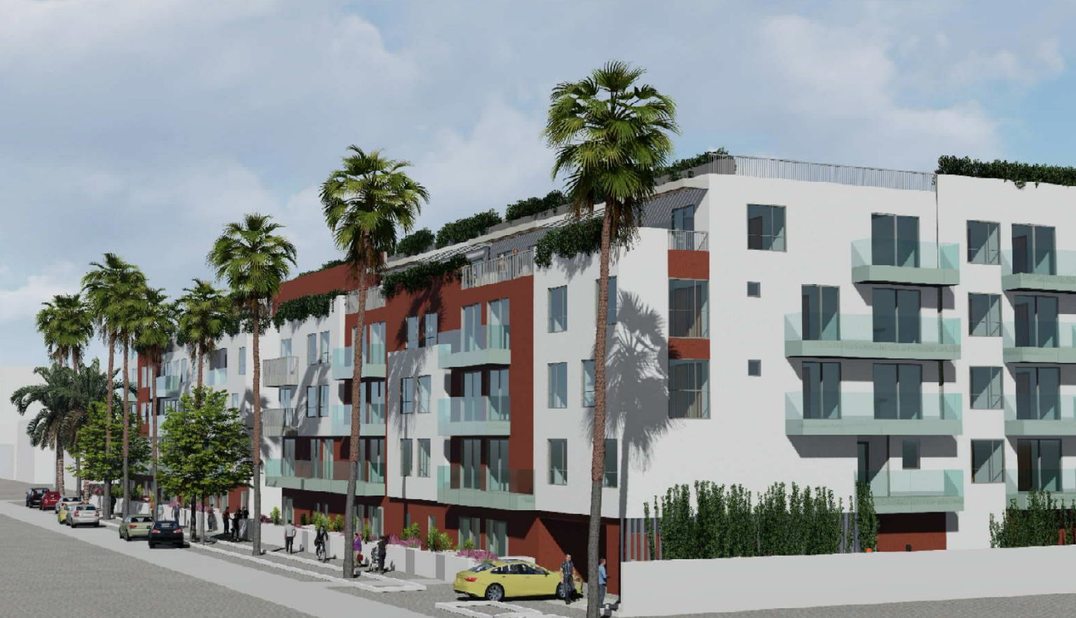 1125 North Gower Street Rendering 1