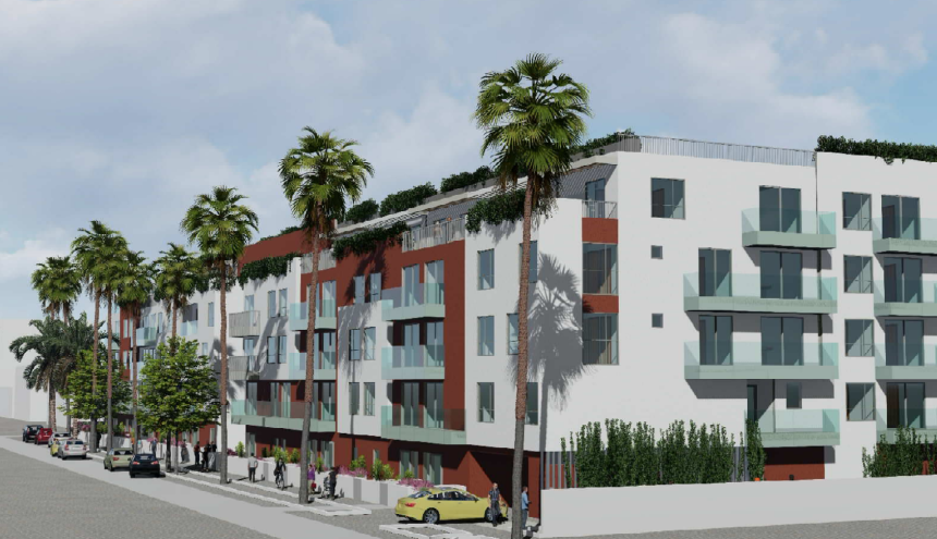 1125 North Gower Street Rendering 1