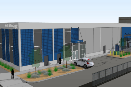 Oxnard Self Storage Rendering