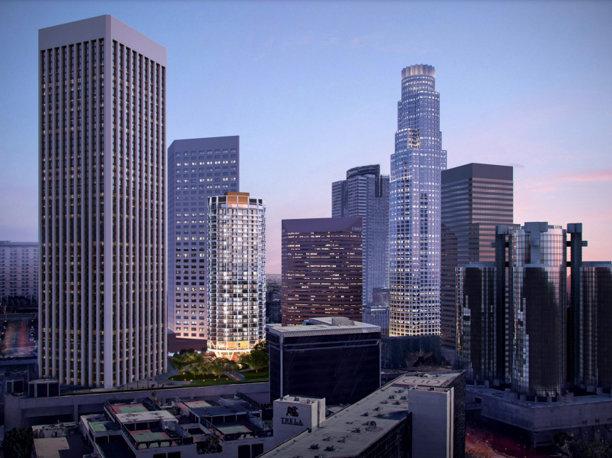 Residences at 333 South Hope Street Rendering 1