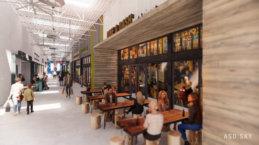 Midtown Promenade Announces Nine New Tenants, Redevelopment Underway - Rendering