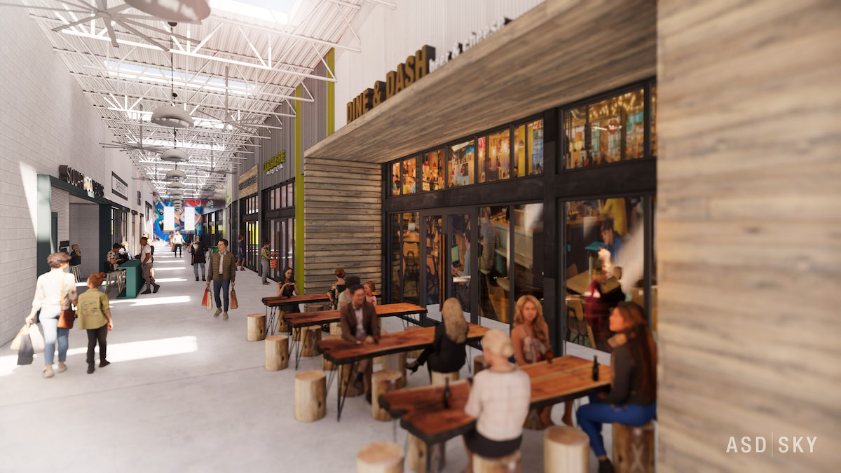 Midtown Promenade Announces Nine New Tenants, Redevelopment Underway - Rendering